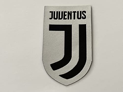 CENTRO RICAMI RICAMIFICIO INDUSTRIALE ITALIANO DAL 1989 Juventus-Wappen zum Aufbügeln, Micro Draht, Maße: H. 8,8 x L. cm.5 - Made in Italy, 30 Stück von CENTRO RICAMI