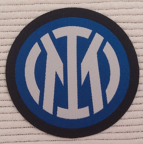 Patch-Aufnäher aus HD/Jacquard (hohe Auflösung) zum Aufbügeln, Mikrofaden, Durchmesser: 7 cm, Made in Italy von CENTRO RICAMI RICAMIFICIO INDUSTRIALE ITALIANO DAL 1989