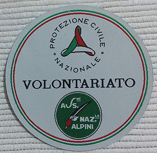 Centro Ricami Patch-Aufnäher, Mikro-Stickerei in HD/Jacquard (hohe Auflösung), Logo, zum Aufbügeln, Mikro-Faden, Durchmesser: 9 cm, hergestellt in Italien. von CENTRO RICAMI RICAMIFICIO INDUSTRIALE ITALIANO DAL 1989