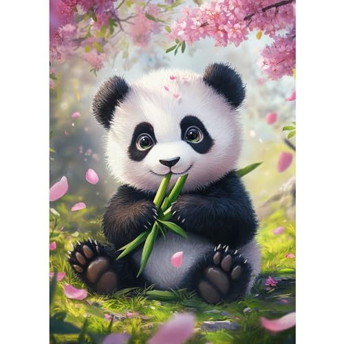 CEOVR Diamond Painting Kit Erwachsene Panda Diamond-painting,30x40 cm Diamant Paintings Kit,5D DIY Diamond Painting Bilder Set,Diamond Painting Bilder Kit,Süße Tiere von CEOVR