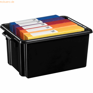 5 x CEP Stapelbox Maxi 32L schwarz von CEP