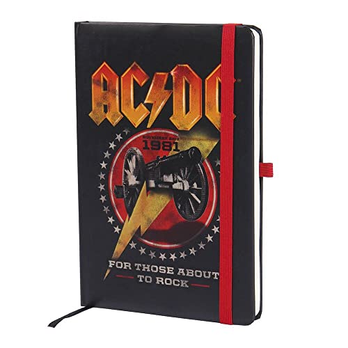 BigBuy Home Notizbuch A5 Acdc, Farbe, Standard (Borste S0728632) von CERDÁ LIFE'S LITTLE MOMENTS