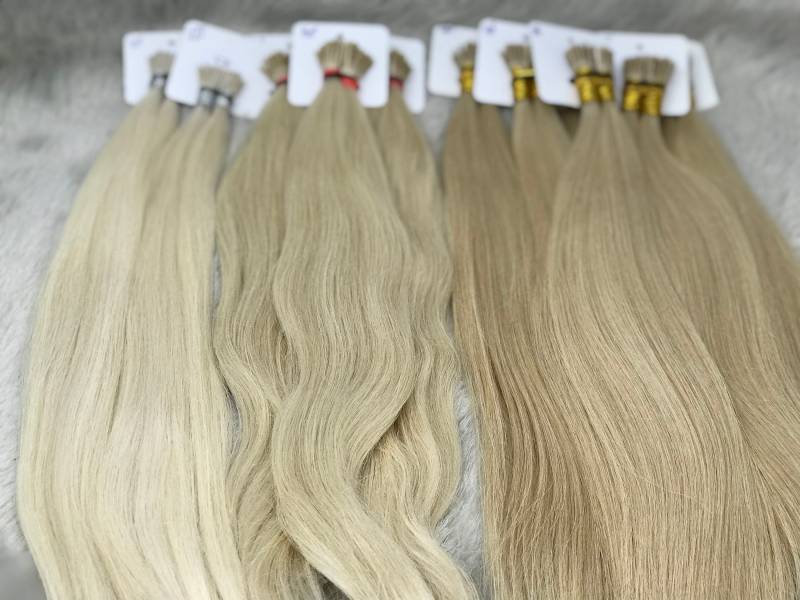 Blonde Keratin Itips 51cm von CERawExtensions