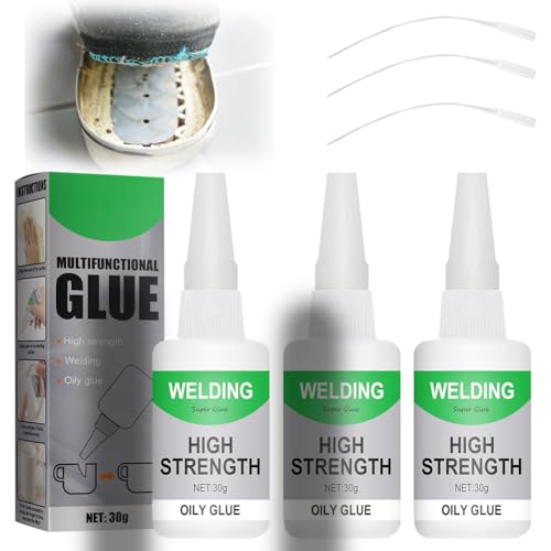 CEWROM Universal Wasserdichter Superkleber, Welding High-strength Oily Glue, 2PCS 50g chweißen von Hochfestem öligem Kleber, Multifungctional Glue Kleber Extra Stark für Holz, Glas, Keramik, Metall von CEWROM