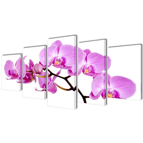 CFODOJ Furniture Select Leinwandbild Set Orchidee 200 x 100 cm von CFODOJ