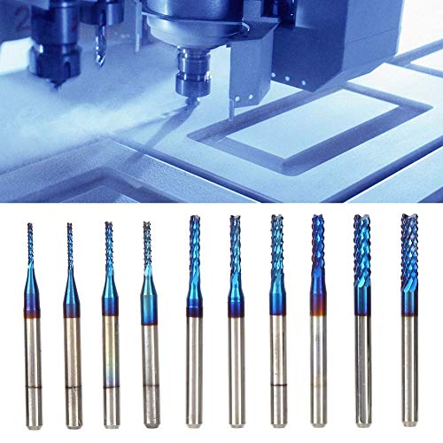 10 Pcs Carbid Router Schneiden Bitblau Mais -Endschneider -Gravur für CNC Leiterplattenmaschinen oder CNC Leiterplatten Maschinen Router Bits Blue Mais Cutter Cutter Maismahlen 10 Pcs Carbid Router Schneiden Bitblau Mais -Endschneider -Gravur für CNC Leiterplattenmaschinen oder CNC Leiterplatten Maschinen Router Bits Blue Mais Cutter Cutter Maismahlen von CFTGIW