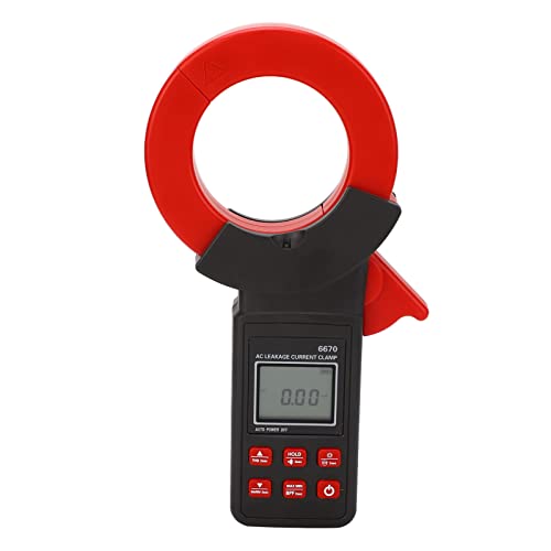 AC-Leckstrom-Amperemeter-Klemme, LCD-Hintergrundbeleuchtung, Hochgenaues Leckstrom-Messgerät mit Lithium-Batterie, Leckstrom-Amperemeter-Klemme, AC-Leckstrom-Amperemeter, von CFTGIW