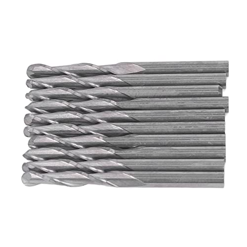 B End Mill Set Bits HSS CNC Spiral Ballnose Mühlenschneider Zum Gravieren von Schrägholz 1/8 -Zoll B End Mill Set Bits HSS CNC Spiral Ballnose Mühlenschneider Zum Gravieren von Schrägholz 1/8 -Zoll von CFTGIW