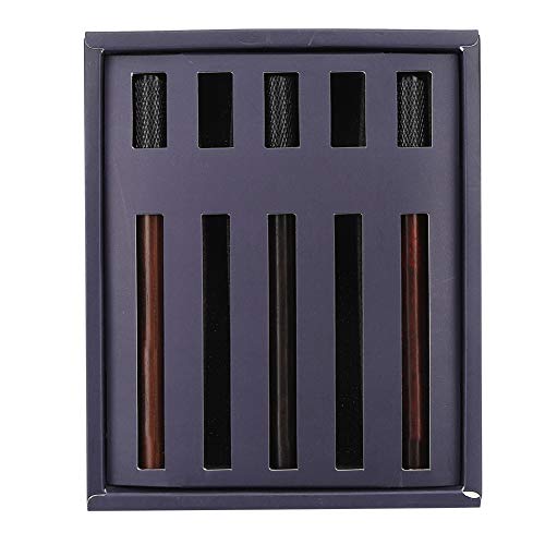 CFTGIW Rosewood Bleistift Extender Holder Abnehmbar Rotierende Verlangeer Stationerie -Vorräte 5pcs Extender Extender Sorgfältig Präsentieren den und Dieses S -Bleistift -Extenderpencil von CFTGIW