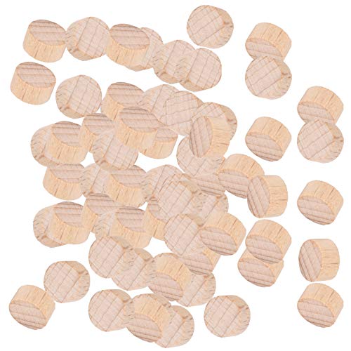 Holzscheibeneunfinierte Buche Unvollendete Holzscheibe DIY Crafts Round Wood Discs Chip Accessoire 100pcs X 3 Bags2 Cm Spielstifte oder Andere Hölzer Holzscheibe Holzscheibenround Holz (1cm) von CFTGIW