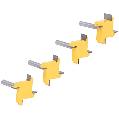 Spoilboard -Oberflächen -Router Bit Set 4 Flöte Rabbiner Schlitzschlitzabflachung Rillenwerkzeug 1/4in Schaft Odlaboard Oberflächen Router Bit SetSpoilharder High Models Spoilboard -Oberflächen -Router Bit Set 4 Flöte Rabbiner Schlitzschlitzabflachung Rillenwerkzeug 1/4in Schaft Odlaboard Oberflächen Router Bit SetSpoilharder High Models von CFTGIW