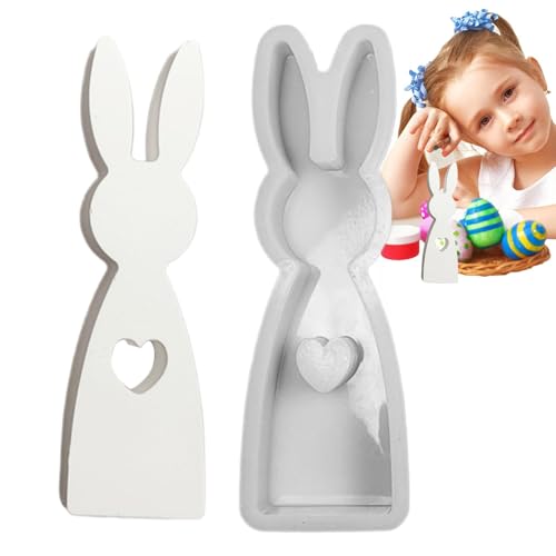 Silikonform Ostern, Ostern Kaninchen Silikonformen Gießformen, 3D Silikonform Ostern Silikonform Hase Ostern Silikonformen Gießformen Ostern Giessform Silikon Osterhase For Kerzen von CGACCSD