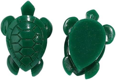 24 * 35 MM 10 Stück Harz Korallen Schildkröte Perlen Charm Anhänger Spacer Perlen für Schmuckherstellung Perlen-6806 Grüne große Schildkröte Schildkröte 24 * 35 mm - 10 Stück von CGRYREH