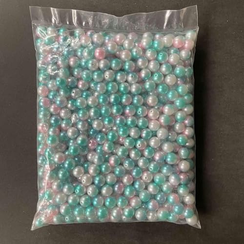 550/1000/4500/18000/50000 Stück 3–12 mm Farbverlauf bunte Kunstperlen, Acryl-Rocailles-Perlen für Armbänder, DIY-Schmuckherstellung-3#-0,4 cm 18000 Stück von CGRYREH