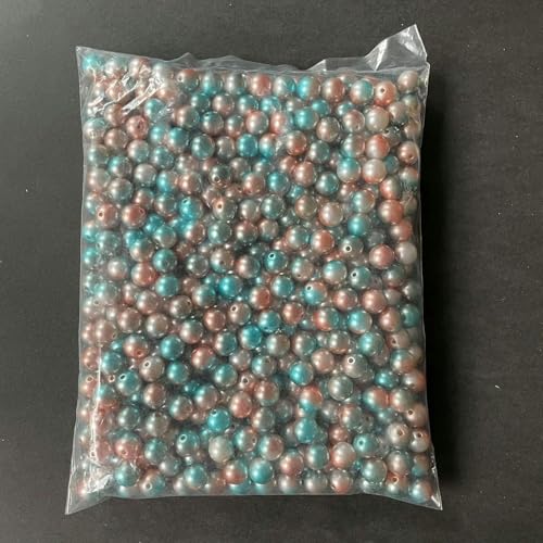 550/1000/4500/18000/50000 Stück 3–12 mm Farbverlauf bunte Kunstperlen, Acryl-Rocailles-Perlen für Armbänder, DIY-Schmuckherstellung-9#-0,4 cm 18000 Stück von CGRYREH