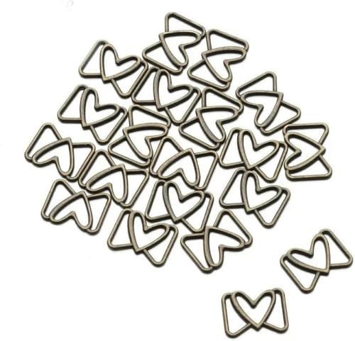 Puppenkleidungsknöpfe, Miniknöpfe, 20 Stück/Set, 8 mm, Mini-Gürtelschnalle, süße Liebesherz-Puppentaschen-Schnallen, DIY-Puppenschuhe, Kleidungsknöpfe, Kleidungszubehör, braun von CGRYREH