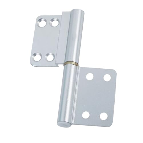 CGUOHU Möbelscharniere 4 Stücke Türscharniere Aluminiumlegierung Kleiderschrank Schranktür Lager Einstellbare Dämpfung Scharnier Möbelbeschläge Für Küchenschrank，Kleiderschrank(Silver) von CGUOHU