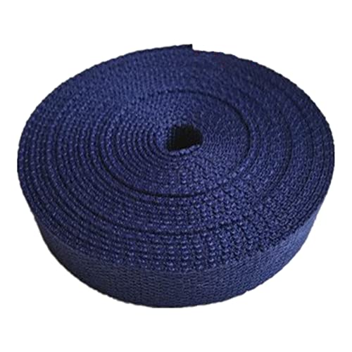 Bandwebe Baumwollgurtband 25mm 38mm 20mm 50mm breit, Polstergurtband for Taschen, 10 Yards/Lot(Navyblue,25MM/10Yards) von CHAASDEOM