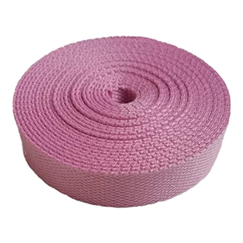 Bandwebe Baumwollgurtband 25mm 38mm 20mm 50mm breit, Polstergurtband for Taschen, 10 Yards/Lot(Pink,50MM/10Yards) von CHAASDEOM