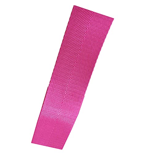 Bandwebe Nylon-Gurtband 25 mm 38 mm, Fischgräten-Twill-Polstergurt for Taschen(RoseRed,25MM x 5Yards) von CHAASDEOM