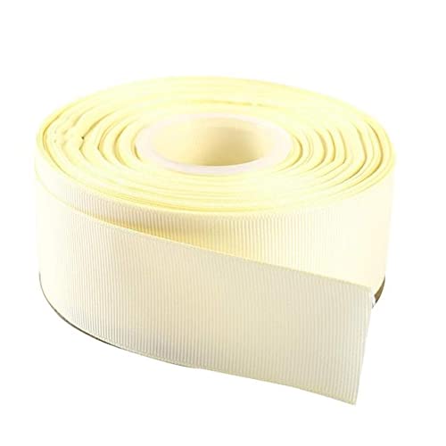 Geschenkverpackung mit Band. (5 Yards/Lot) 6/10/15/20/25/40mm 6-4cm 1-1/2" Ripsband Großhandel Geschenkpapier Weihnachtsdekoration Bänder(BEIGE,10mm) von CHAKEUZND