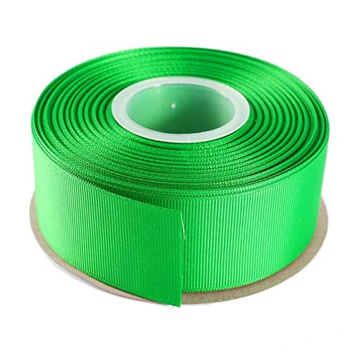 Geschenkverpackung mit Band. (5 Yards/Lot) 6/10/15/20/25/40mm 6-4cm 1-1/2" Ripsband Großhandel Geschenkpapier Weihnachtsdekoration Bänder(GREEN,15mm) von CHAKEUZND