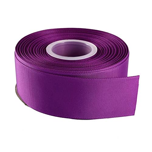 Geschenkverpackung mit Band. (5 Yards/Lot) 6/10/15/20/25/40mm 6-4cm 1-1/2" Ripsband Großhandel Geschenkpapier Weihnachtsdekoration Bänder(VIOLET,10mm) von CHAKEUZND