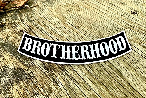 Brotherhood Rocker Patch bestickt für Biker Punk Weste Jacke Kleidung von MOTO365