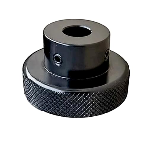 CHANCS Aluminiumlegierung Werkzeugmaschinen Handräder 30mm OD 6mm Bore gerändelt oxidiert schwarz Griffe Knöpfe für Schiebetisch von CHANCS