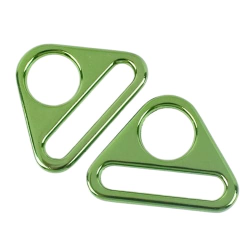 CHATROOM 10~50 Stücke 25 Mm Metallschnalle for Taschengurt Rucksack Gürtel Einsteller Verschluss Gurtband Anti-rutsch-Haken DIY Bekleidungszubehör(Green,25mm-30Pcs) von CHATROOM