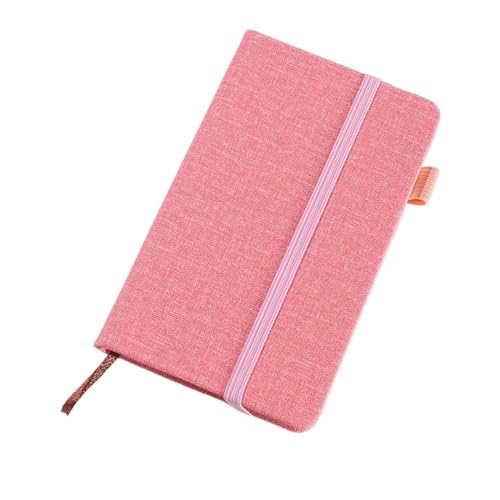 CHCWIS Inspirierende Notizbücher 2 stücke A6 Mini Notebook Tragbare Tasche Notizblock Memo Tagebuch PlanerSchreibpapier for Studenten Schule Bürobedarf(Pink) von CHCWIS