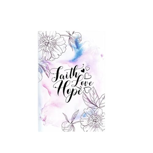 CHCWIS Inspirierende Notizbücher 3 stücke A5 Notebook Glaube Hoffnung Liebe Christian Buch Gebet Journal Journaling Bibel Studie Liefert(Color-6) von CHCWIS