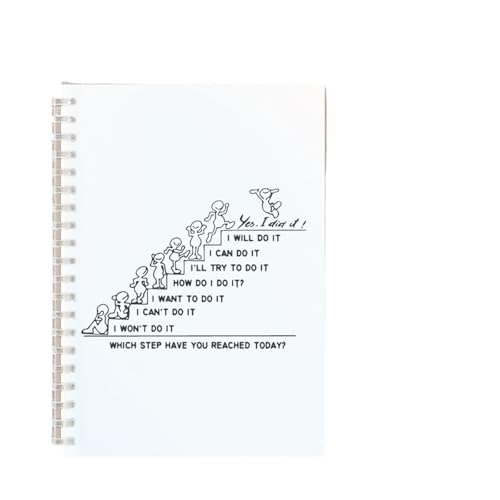 CHCWIS Inspirierende Notizbücher 3 stücke Spirale Notebook Inspirierend Zitat Hymne Motivations Phrase Leere Papier Skizze Notizbuch for Kunst Graffiti Notizblock Glaube Glaube(Color-4) von CHCWIS