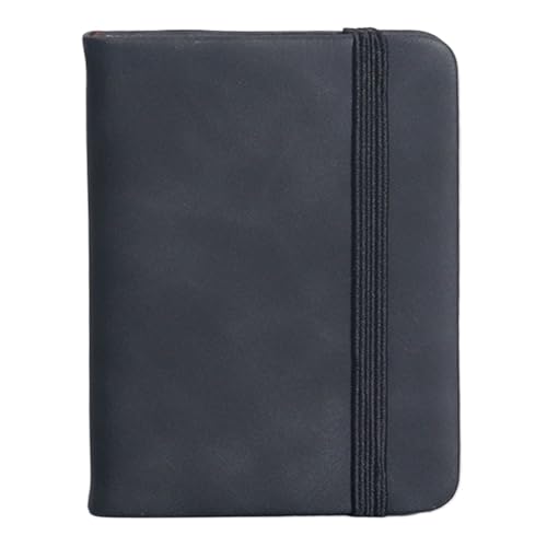 CHCWIS Inspirierende Notizbücher 3Pcs A7 Mini Notebook Tragbare Tasche Notizblock Tagebuch Planer Agenda Memo Büro Schule Schreibwaren(Black) von CHCWIS