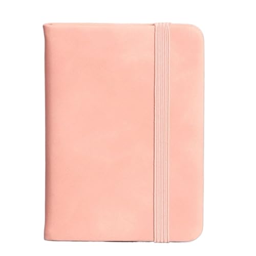 CHCWIS Inspirierende Notizbücher 3Pcs A7 Mini Notebook Tragbare Tasche Notizblock Tagebuch Planer Agenda Memo Büro Schule Schreibwaren(Pink) von CHCWIS