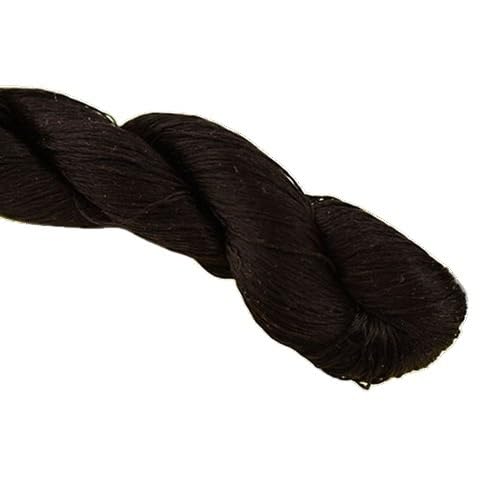 CHENJIAHAO FreundschaftsarmbäNder Selber Machen 1 Farbe, 400 m, Stickerei, Naturseide, bestickter Faden, speziell, seidig, normal Stickgarn(Brown 06-7) von CHENJIAHAO