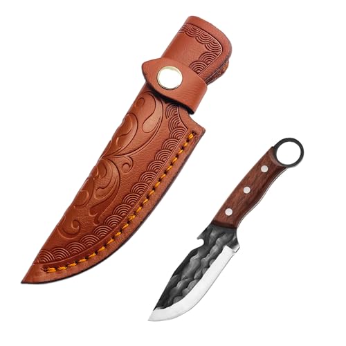 CHENNAN Lederscheide,Messerscheide Leder, Taschenmesser Holster, Lederscheide für Messer, Knife Sheath Messer Taschen, Hochwertige Leder Messerscheide für Outdoor-Camping,Grillen,Trekking (Braun) von CHENNAN