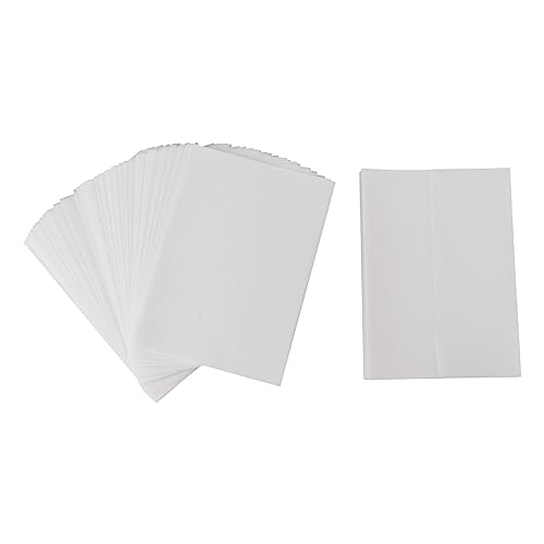 CHEOTIME 100 Blatt Transparentpapier 5,1 x 7,1 Zoll, Künstler-Transparentpapier, weißes Transparentpapier, durchscheinendes, klares Kohlepapier für Bleistiftskizzen, Nachzeichnen, von CHEOTIME