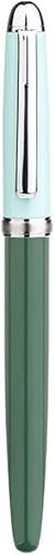 CHFYIJYHM Füllfederhalter, atemberaubender Luxus-Stift, glänzender Füllfederhalter aus Metall, EF/F-Feder, Studenten-Kalligraphie-Übungsstift for Schreiben von Schreibwaren, beste Stiftgeschenke(Green von CHFYIJYHM