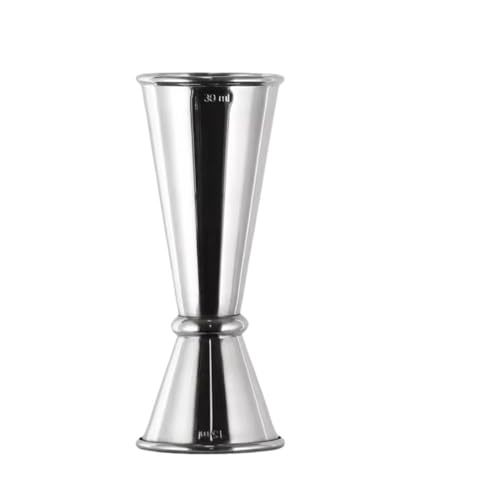 CHFYIJYHM Gravur-Cocktail-Messbecher, kreativer Messbecher, Edelstahl-Cocktail-Messbecher, Barkeeper-Werkzeug, for den Bar-Stil zu Hause(J1 15and30ml) von CHFYIJYHM