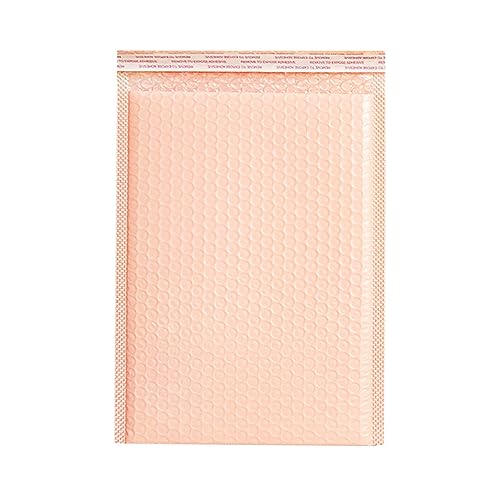 CHFYIJYHM Luftpolstertaschen Luftpolsterfolie 10 Stück Selbstklebende Verpackung Kleinunternehmensbedarf Gepolsterte Umschläge Luftpolsterumschläge Versandtaschen 11x13/11x15CM Verpackung(Nude Pink,13 von CHFYIJYHM