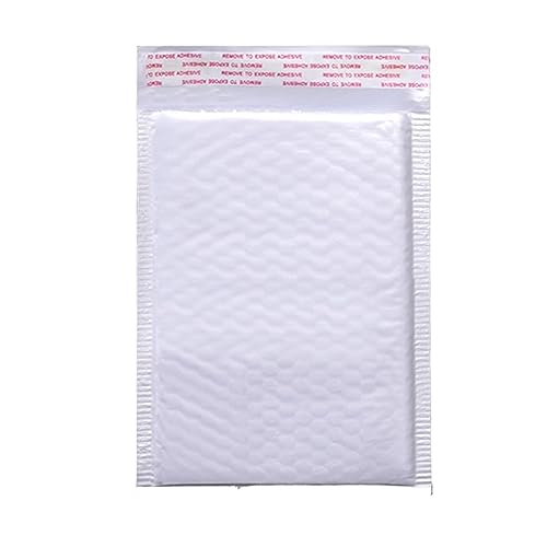 CHFYIJYHM Luftpolstertaschen Luftpolsterfolie 100 Stück Luftpolstertaschen Weiße Versandverpackungstaschen for Kleinunternehmensbedarf Verpackung Luftpolsterumschlagverpackung(18cmx23cm 100pcs) von CHFYIJYHM