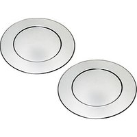 2 chg Platzteller silber 32,0 cm von CHG