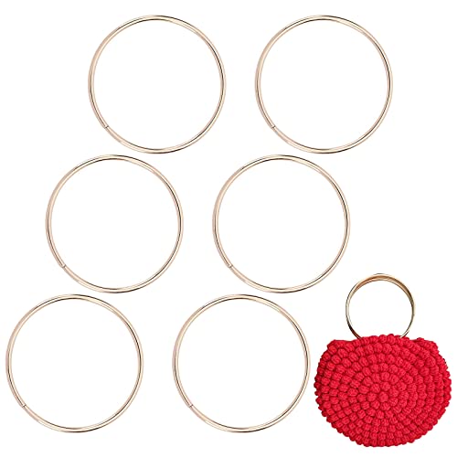 CHGCRAFT 6 runde Metall-Griffe, Ersatzgriffe für selbstgemachte Taschen, Geldbörsen, Handtaschen, Taschen, Taschen, Clutch, Gold, 110,5 x 4 mm CHGCRAFT 6 runde Metall-Griffe, Ersatzgriffe für selbstgemachte Taschen, Geldbörsen, Handtaschen, Taschen, Taschen, Clutch, Gold, 110,5 x 4 mm von CHGCRAFT