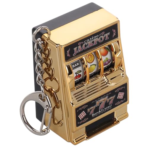 CHICAMPERA Mini-spielautomaten-schlüsselanhänger, Neuheit-schlüsselanhänger, Obst-schlüsselanhänger, Vegas-partygeschenke Für Geldbörse, Taschen, Charms, Rucksäcke, Hängedekoration von CHICAMPERA