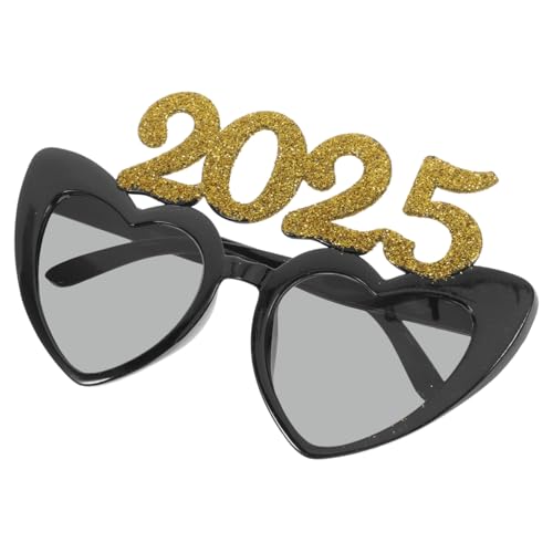 CHILDWEET 1 Paar 2025 Brille Frohes Neues Jahr Sonnenbrille Partybrillen Der Klasse 2025 Partyzubehör Für Silvester 2025 Party-brillen-dekore Silvester-party-sonnenbrille Neujahrsbrille Abs von CHILDWEET