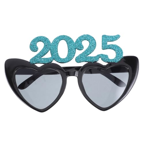 CHILDWEET 1 Paar 2025 Brille Weihnachtsbrille Lustige Partybrille Brillen Für Das Neue Jahr 2025 Glückwunsch Grad Brille -requisiten Für Das Neue Jahr Neujahrsbrille Partybrille 2025 Abs von CHILDWEET