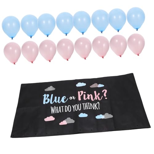 CHILDWEET 1 Satz -Geschlechts-Ballon-Tasche und goldene Luftballons Ballondekoration shower ballon gender reveal balloon Luftballons für Geschlecht offenbaren Partyballons Vlies von CHILDWEET