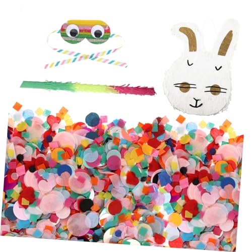 CHILDWEET 1 Satz Piñata Häschen Zeug Mädchen Kaninchen klein Beute party mitgebsel kinderparty mitgebsel eyepads eye mask eyemask Festival-Feier Pinata-Stick Pinata-Stick-Jungs Papier von CHILDWEET