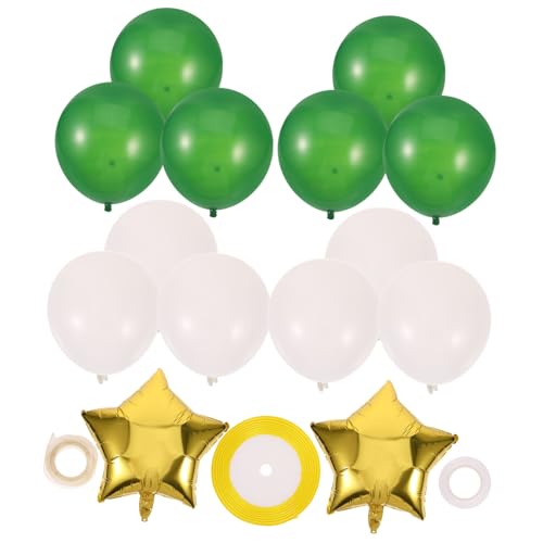 CHILDWEET 1 Satz Weihnachtsbaum Ballonbogen-Kit Gänseblümchen-Ballons Feenlicht kinderparty mitgebsel reminescence festlicher Ballon Weihnachten bedruckter Ballon Aluminiumfolie Green von CHILDWEET